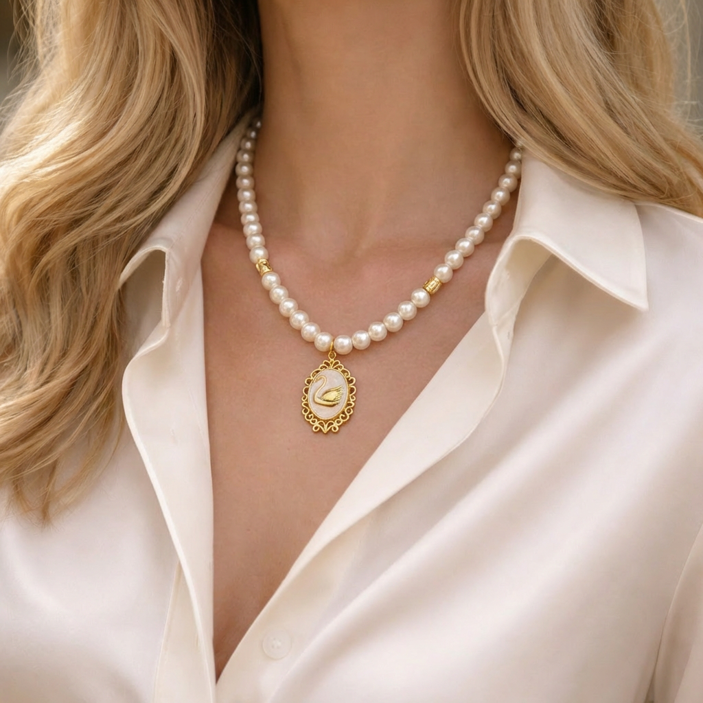 Pure Grace – İnci & Sedef Kolye