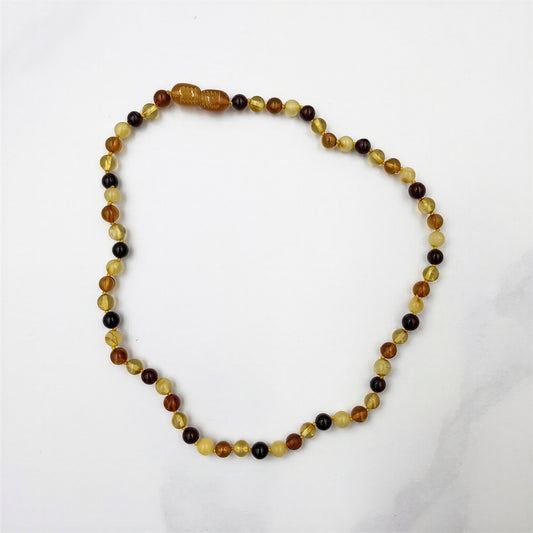 Gentle Comfort – Sertifikalı Kehribar Doğal Taş Bebek & Çocuk Kolyesi